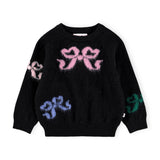 Molo Baby Gilby Knit Sweater & Solana Pants Set ~ Fancy Bows