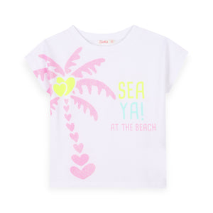 Billieblush Sea Ya! s/s Tee ~ White