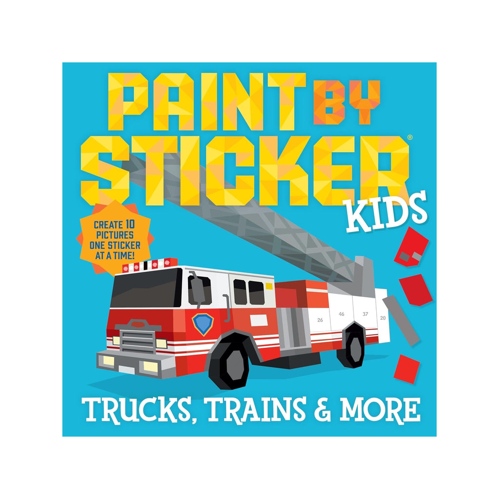 Paint by Sticker Kids: Trucks, Trains and More