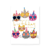 Calypso Cards Cats in Glasses Birthday Card