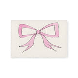 Scribble & Daub Bow Card ~ Pink