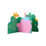 Wrap Jungle Fold Out Birthday Card