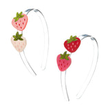 Lilies & Roses Double Strawberries Headband