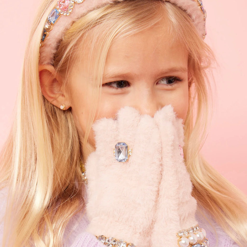 Super Smalls Cotton Candy Jeweled Gloves