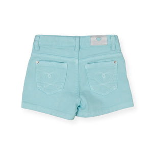 Mayoral Girls Basic Twill Shorts ~ Anise