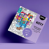 Omy Giant Coloring Poster ~ Kitty