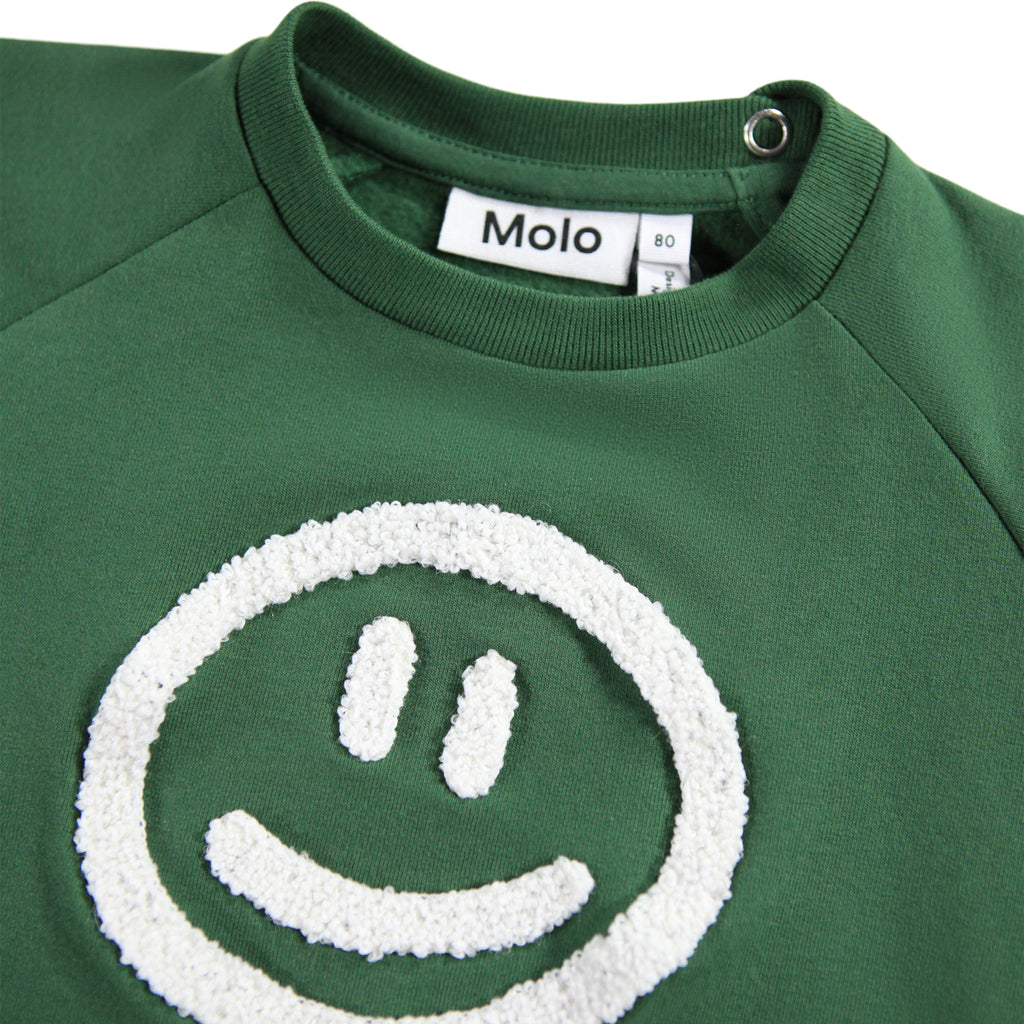 Molo Baby Disc Sweatshirt & Simeon Sweatpants Set ~ Pine Tree