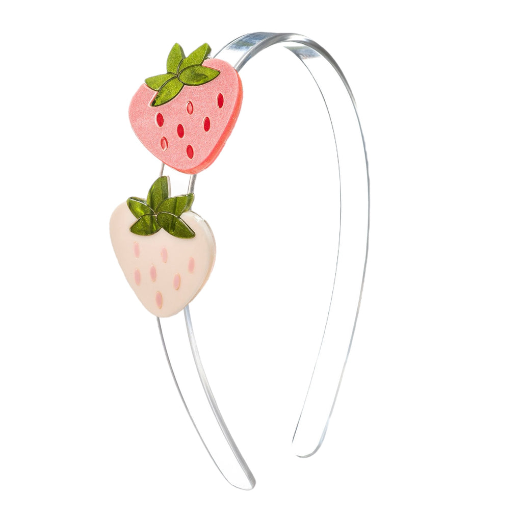 Lilies & Roses Double Strawberries Headband