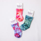 The Wildest Company Ice-Dyed Bamboo Baby Socks ~ Blue Lagoon