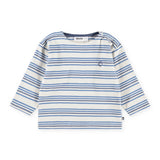 Molo Baby Edarko l/s Top & Sois Corduroy Pants Set ~ Sea Sky Stripe/Evening Sky