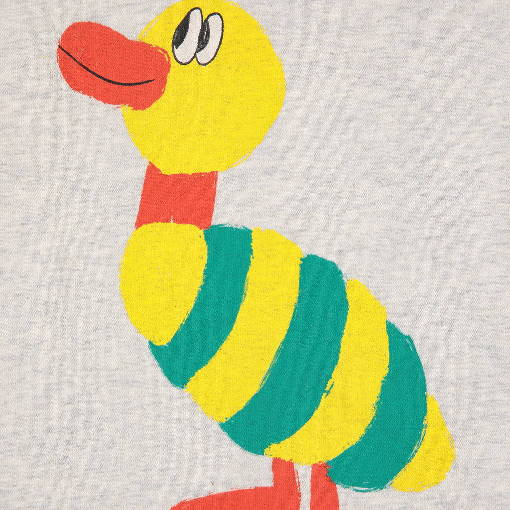 Bobo Choses Baby Tic Tac Toe Color Block Zip Sweatshirt, Duck l/s Tee & Joggers Set ~ Navy/Green Multi