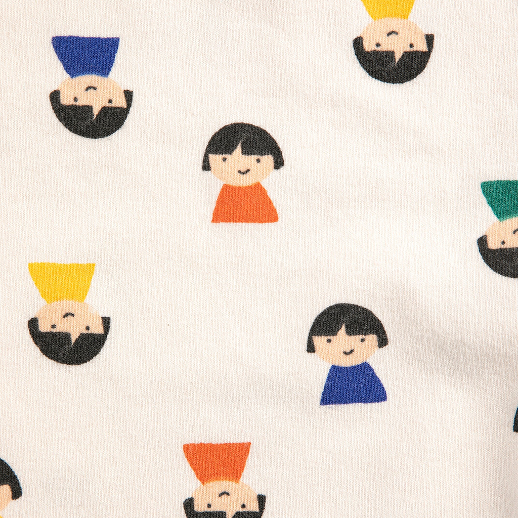 Bobo Choses Baby Game Pawns Print Sweatshirt & Joggers Set ~ White