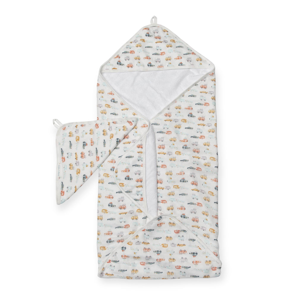 Loulou Lollipop Hooded Towel Set ~ Camper Vans