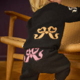 Molo Baby Gilby Knit Sweater & Solana Pants Set ~ Fancy Bows