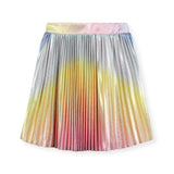 Billieblush Girls Love Graphic l/s T-Shirt & Gradient Pleated Skirt Set ~ Light Pink/Multi