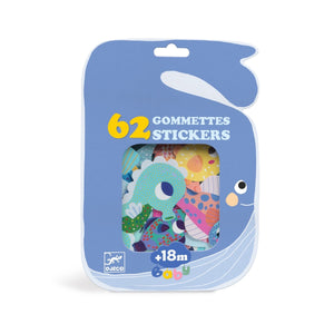Djeco Sea Animals Baby Stickers