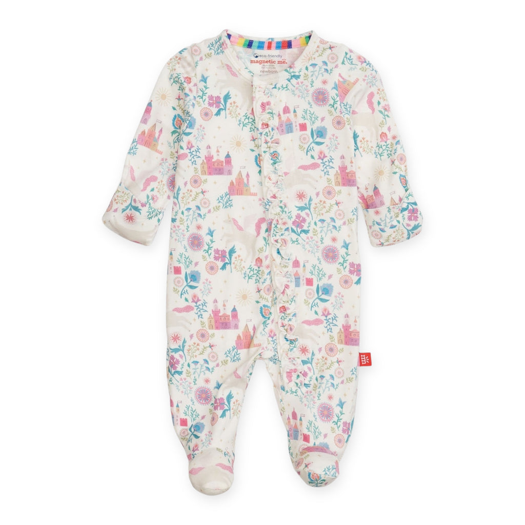 Magnetic Me Modal Ruffle Footie ~ Tail of Magic