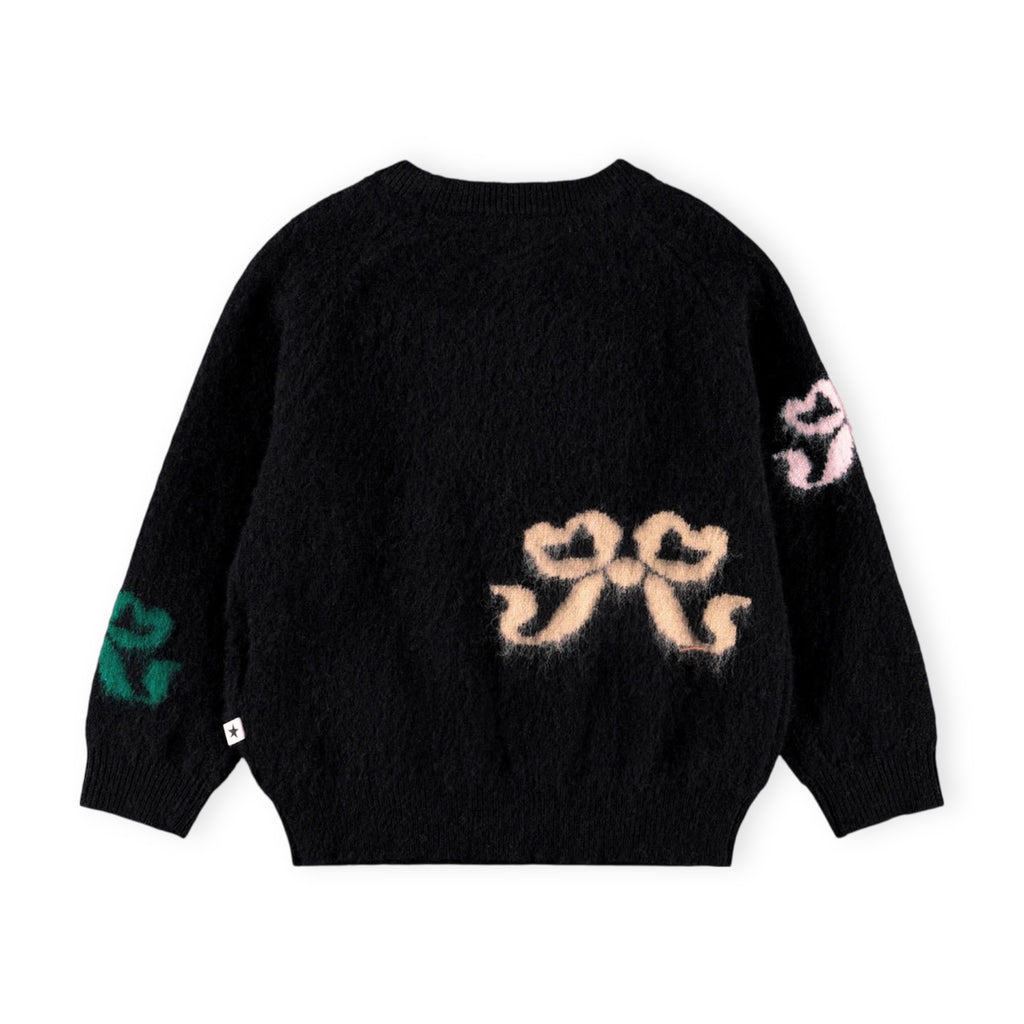 Molo Baby Gilby Knit Sweater & Solana Pants Set ~ Fancy Bows