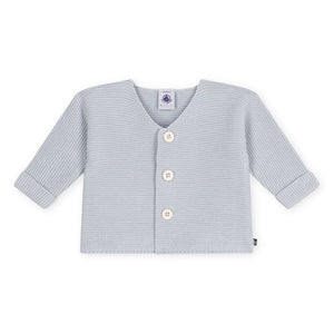 Petit Bateau Knit Cardigan ~ Grey