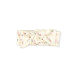 Tun Tun Ribbed Headband ~ Flowers/Natural