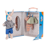 Moulin Roty The Big Family Sylvain Little Wardrobe Suitcase & Doll Set