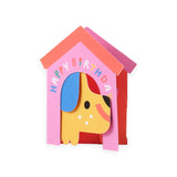 Wrap Dog in House Fold Out Birthday Card