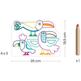 Djeco Wild Families Coloring Set