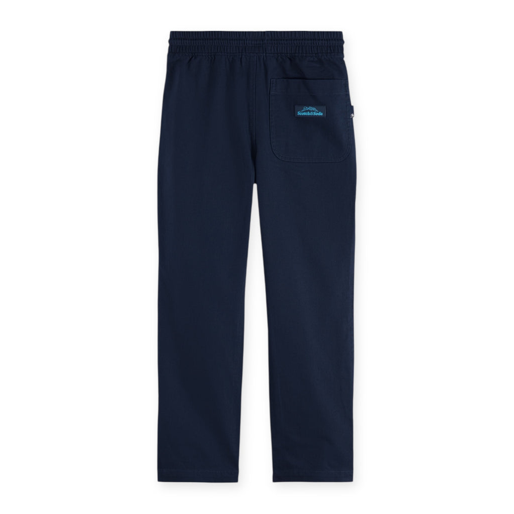 Scotch & Soda Boys Relaxed-Fit Twill Jogger ~ Sky Captain