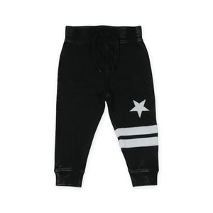 Mish Baby Sports Star Enzyme Zip Hoodie & Jogger Set ~ Black