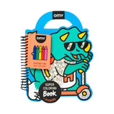 Omy Super Coloring & Sticker Book ~ Dino
