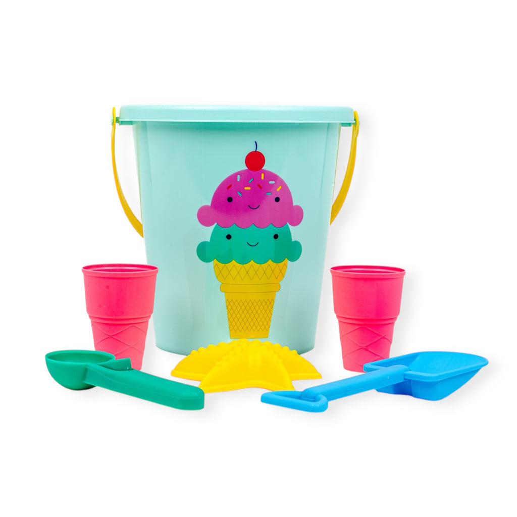 Toysmith 6pc Sand Bucket Set ~ Ice Cream
