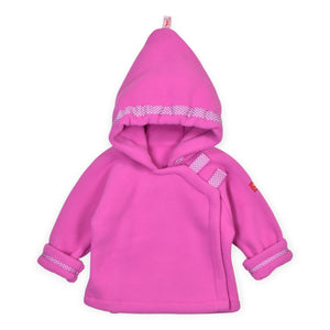 American Widgeon Warmplus Fleece Jacket w/ Dot Ribbon Trim ~ Bright Pink