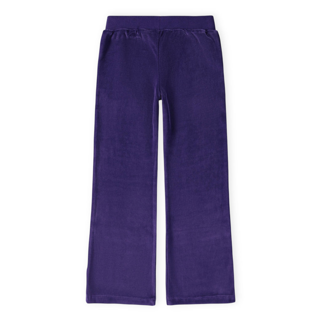 Molo Malika Velour Zip Sweatshirt & Adoria Flare Sweatpants Set ~ Space Purple