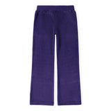 Molo Malika Velour Zip Sweatshirt & Adoria Flare Sweatpants Set ~ Space Purple