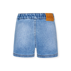 Molo Amanda Jean Shorts ~ Light Blue Denim