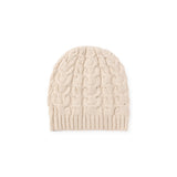 Elegant Baby Horseshoe Cable Knit Hat ~ Rainy Day
