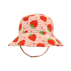 Zoocchini Baby/Toddler Printed Bucket Hat ~ Strawberry