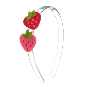 Lilies & Roses Double Strawberries Headband