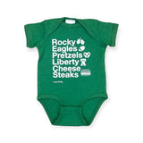 Rocky Eagles Icons Onesie ~ Kelly Green