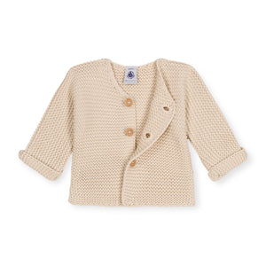 Petit Bateau Knit Cardigan ~ Cream