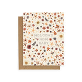 Adelfi Pressed Flowers Welcome New Baby Card