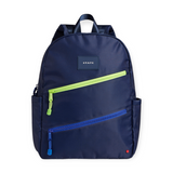 State Bags Kane Kids Backpack ~ Diagonal Zip Ripstop/Navy