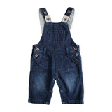 Me & Henry Gleason Jersey Denim Overalls ~ Navy