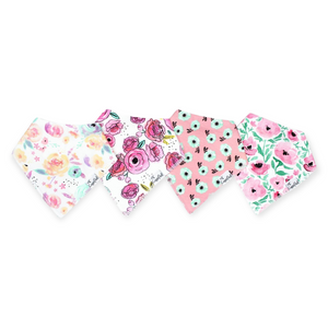 Copper Pearl Bandana Bib Set ~ Bloom
