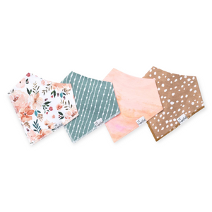 Copper Pearl Bandana Bib Set ~ Autumn