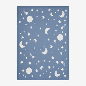 Elegant Baby Knit Blanket ~ Celestial Slate