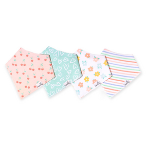 Copper Pearl Bandana Bib Set ~ Cheery