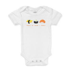 Spunky Stork This Is How I Roll Onesie