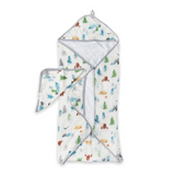 Loulou Lollipop Hooded Towel Set ~ Adventure Begins