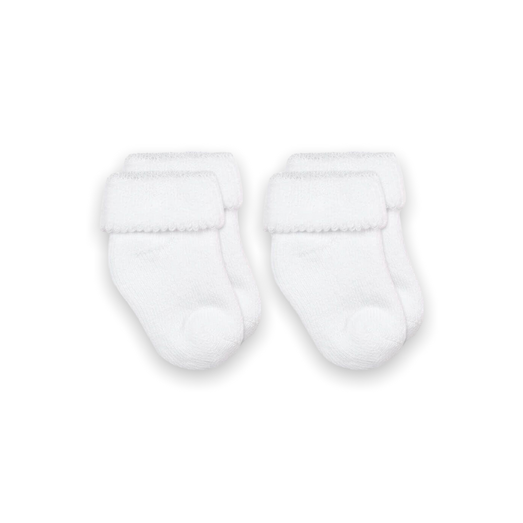 Jefferies Socks Baby Terry Turn Cuff Bootie Socks 2pk